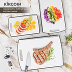 Non Slip Cutting Board, Kikcoin Extra Large Plastic Cutting Boards - Image 4