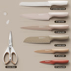Astercook Knife Set, 13 Pieces Kitchen Knives Set - Image 5