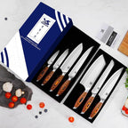 MSY BIGSUNNY 7-PCS Kitchen Knife Set, German Stainless Steel - Image 6