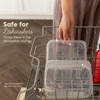 IRIS USA 12 PC Plastic Food Storage Containers - Image 3