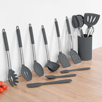 Onader Kitchen Cooking Utensils Set of 15, Silicone and Stainless Steel - Image 9