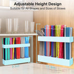 9.5” Large Acrylic Straw Holder - Image 2