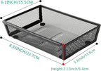 Mesh Tray Silverware Drawer Organizer, Utensil Cutlery Tray Office Supplies - Image 3