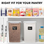 WHITE FEATHER SUPPLIES 2 PC Large Food Storage Containers - Image 5