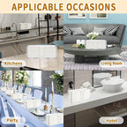 2 Pack Acrylic Paper Towel Holder, Countertop Napkin Dispenser - Image 6