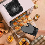 Spider Web Oven Mitts and Pot Holders Sets Silicone Kitchen Mitts Potholders - Image 5