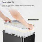 EKO Phantom-T 13.2 Gallon/ 50L Automatic Sensor Kitchen Trash Can, Slim - Image 5