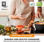 BRA COOKWARE Efficient Pro Nonstick Stock Pot w/Lid | 9.5 Inch 4.2 Quart - Image 7