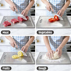 3-Piece Titanium Cutting Board for Kitchen, Double-Sided Scratch-Resistant - Image 8