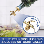 COOK WITH COLOR Glass Olive Oil Bottle Dispenser - Image 7