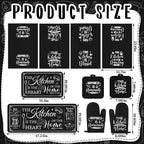 Fourluoo 10 Pcs Farmhouse Kitchen Decor and Accessories Set 4 Kitchen Towels 2 - Image 3