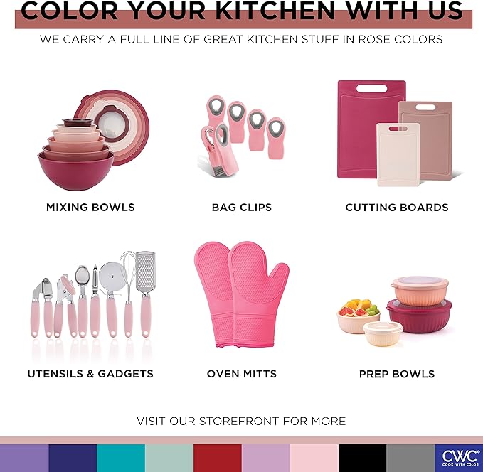 COOK WITH COLOR Stainless Steel Mixing Bowls Set - Image 8