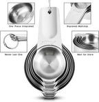 Measuring Cups and Spoons Set, Stainless Steel Measuring Cups Set, Dry 7 - Image 7