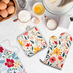 5 Pcs Kitchen Stuff Accessories, Kitchen Oven Mitts and Pot Holders Sets - Image 6