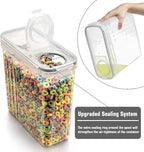Wildone Cereal Storage Containers Set, Large BPA Free Plastic Airtight Food - Image 3