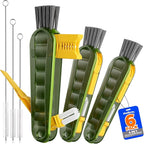 6 Pack Holikme 4 in 1 Cup Lid Cleaning Brush Set by Holikme