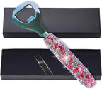 Handcrafted Pink Crystal Bling Beer Opener – Sparkle Diamond Bottle Openers by Unknown