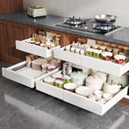 Seinloes 2 Pack Pull Out Cabinet Organizer Expandable Width and Depth, Slide - Image 7