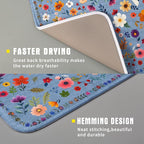 Lovely Flowers Dish Drying Mat - Image 3
