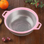HiramWare Stainless Steel Colander - Image 7