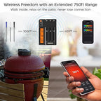 750ft Wireless Meat Thermometer Long Range - Image 2