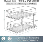 2 Set, 2 Tier Clear Organizer - Image 2