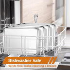 E-far Small Baking Sheet Set of 4, 10.5”x8.3” Stainless Steel Cookie Sheets Pans - Image 5