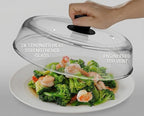 Mikro Innovations 10.5-Inch Glass Microwave Splatter Cover – Borosilicate Glass - Image 2