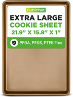 NutriChef Nonstick XL Cookie Sheet Baking Pan by NutriChef%E2%84%A2Kitchen
