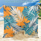 HIHOHO Beach Blanket Waterproof Sandproof Extra Large Beach Mat 79" X - Image 3