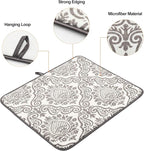 Subekyu Dish Drying Mats for Kitchen, Ultra Absorbent Microfiber Drying Mat - Image 4