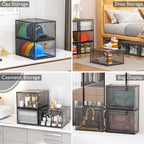 12 Pack Clear Shoe Storage Organizer - Image 6
