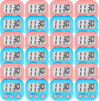 Timer for Kids Teachers Digital Kitchen Timers for Cooking Large Magnetic by AOUCE