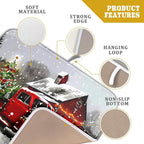 Red Truck Christmas Dish Drying Mat - Image 4