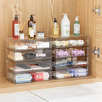Clear Stackable Makeup Organizer - Image 5