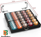 Deco Brothers Crystal Tempered Glass Vertuo Pod Holder Drawer, 30 Large or 60 - Image 3