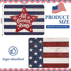 SiliFine 2 Pcs 4th of July Dish Drying Mat - Image 2