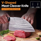 3PCS Meat Cleaver Knife Set - Image 3