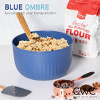 COOK WITH COLOR Prep Bowls with Lids- Wide and Deep Nesting Plastic Small - Image 3