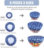 wegreeco Elastic Reusable Bowl Covers - Image 3