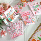 Fanfanwin 10 Pcs Winter Oven Mitts Pot Holders Kitchen Rug and Towel Set - Image 7