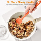 U-Taste Extra-Long 600ºF Heat Resistant Spatula Spoon: 14" Silicone Spoonula - Image 9