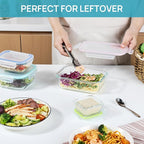 Vtopmart 8 Pack Glass Food Storage Containers - Image 4