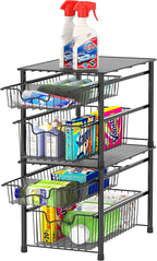 Simple Houseware Stackable Sliding Basket Organizer Drawer - Image 4