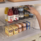 STARLATTA 2 Pcs Cabinet Organizer Shelf, Stackable Kitchen Counter Shelves - Image 6