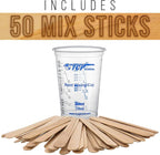 TCP Global 10 oz. Graduated Plastic Mixing Cups - Image 5