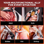 SpartaSake Premium Stainless Steel All Purpose Kitchen Shears - Image 3