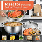LOLYKITCH 8-Quart/ 30CM Stainless Steel Steamer Pot - Image 3