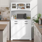 Double 13 Gallon Tilt Out Trash Can Cabinet - Image 8