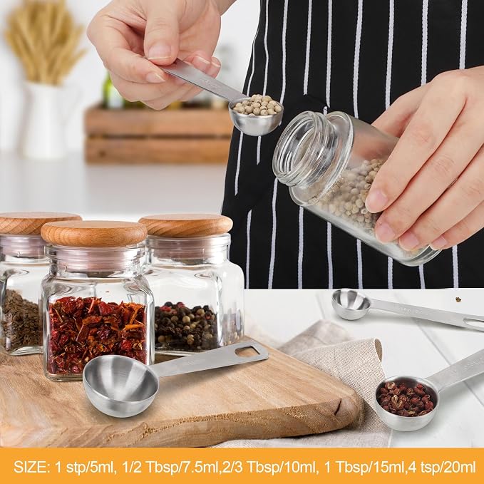 2 Teaspoon Stainless Steel Single Measuring Spoon - Image 3